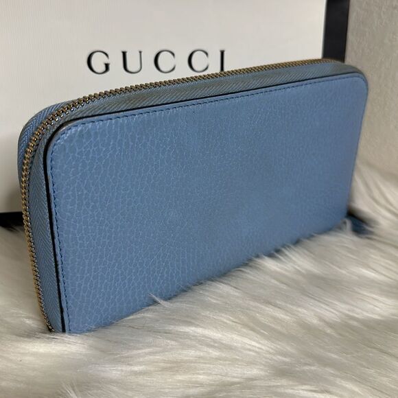 💯Authentic Gucci Zipped Around Long Wallet🍀 - Picture 7 of 15
